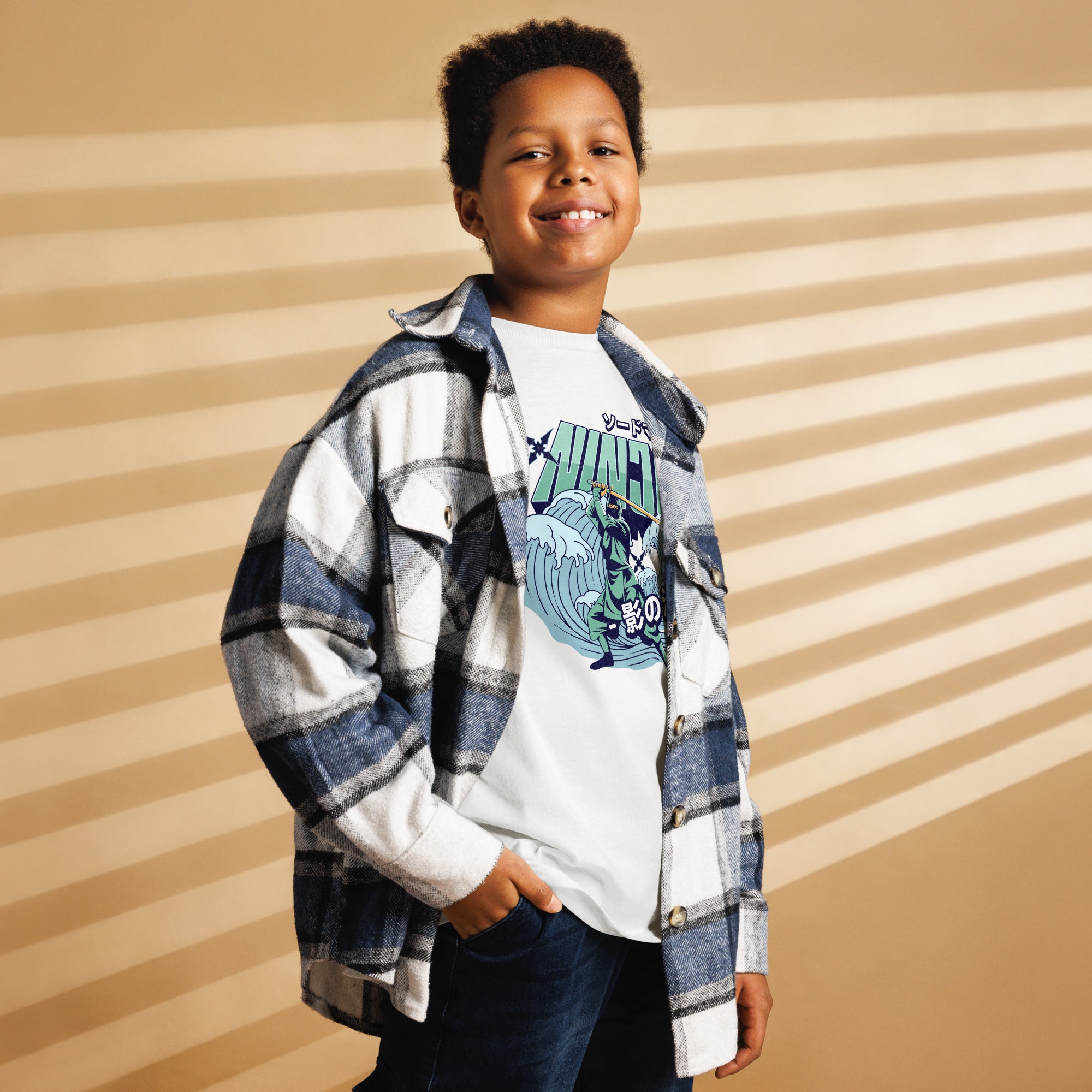 t-shirt garçon style ninja