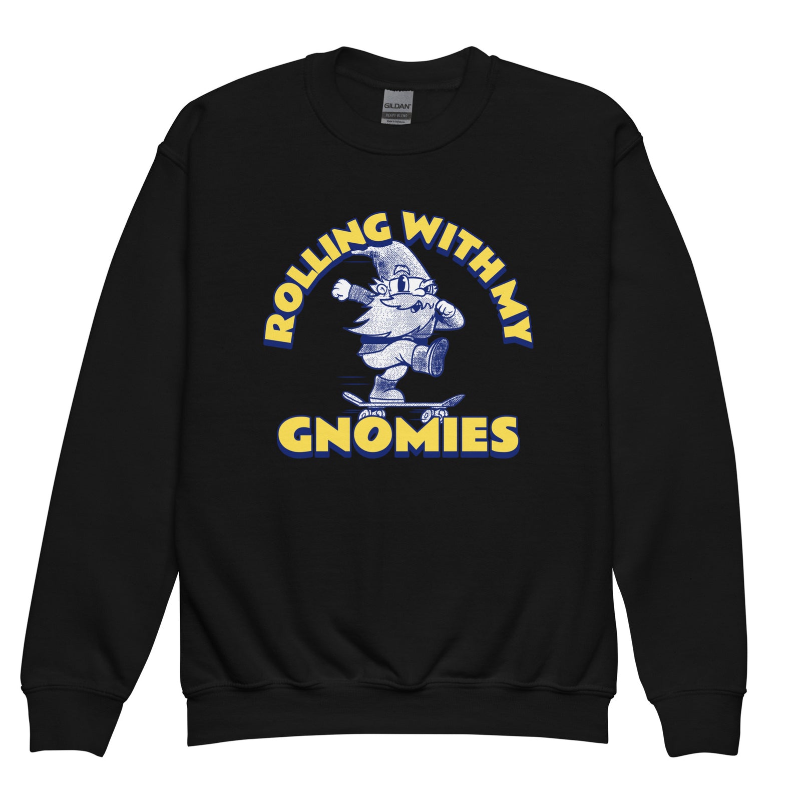 Pull enfant skateboard - "Rolling with my gnomies"