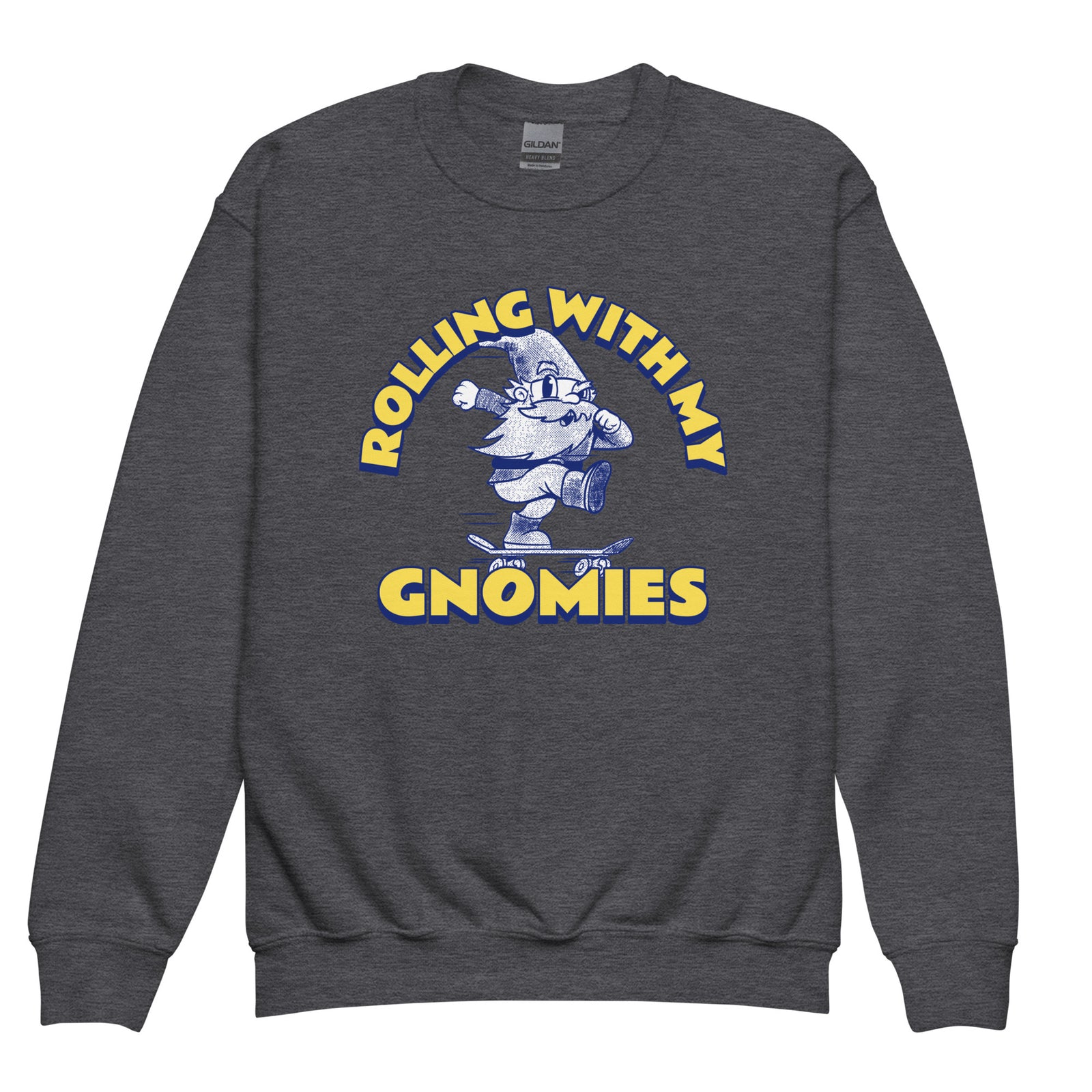 Pull enfant skateboard - "Rolling with my gnomies"