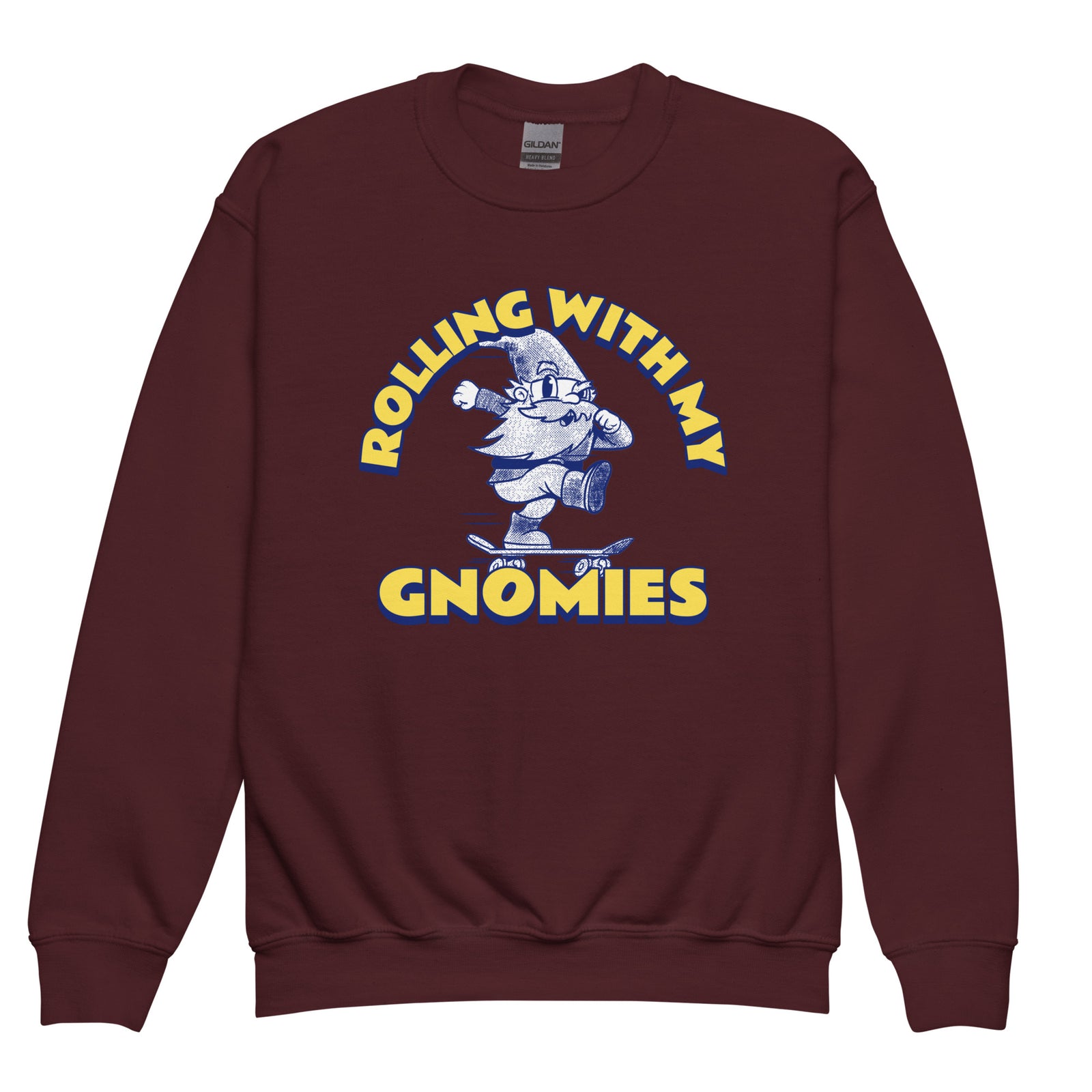 Pull enfant skateboard - "Rolling with my gnomies"