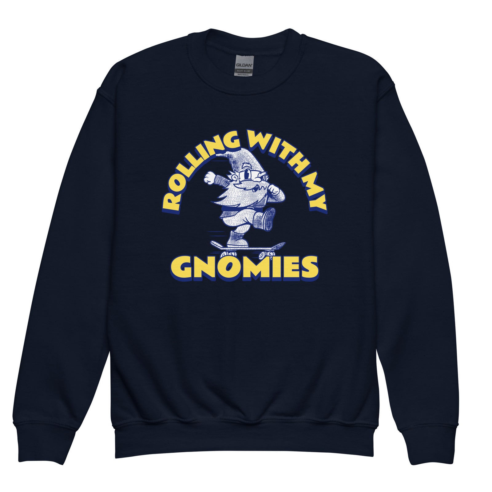 Pull enfant skateboard - "Rolling with my gnomies"