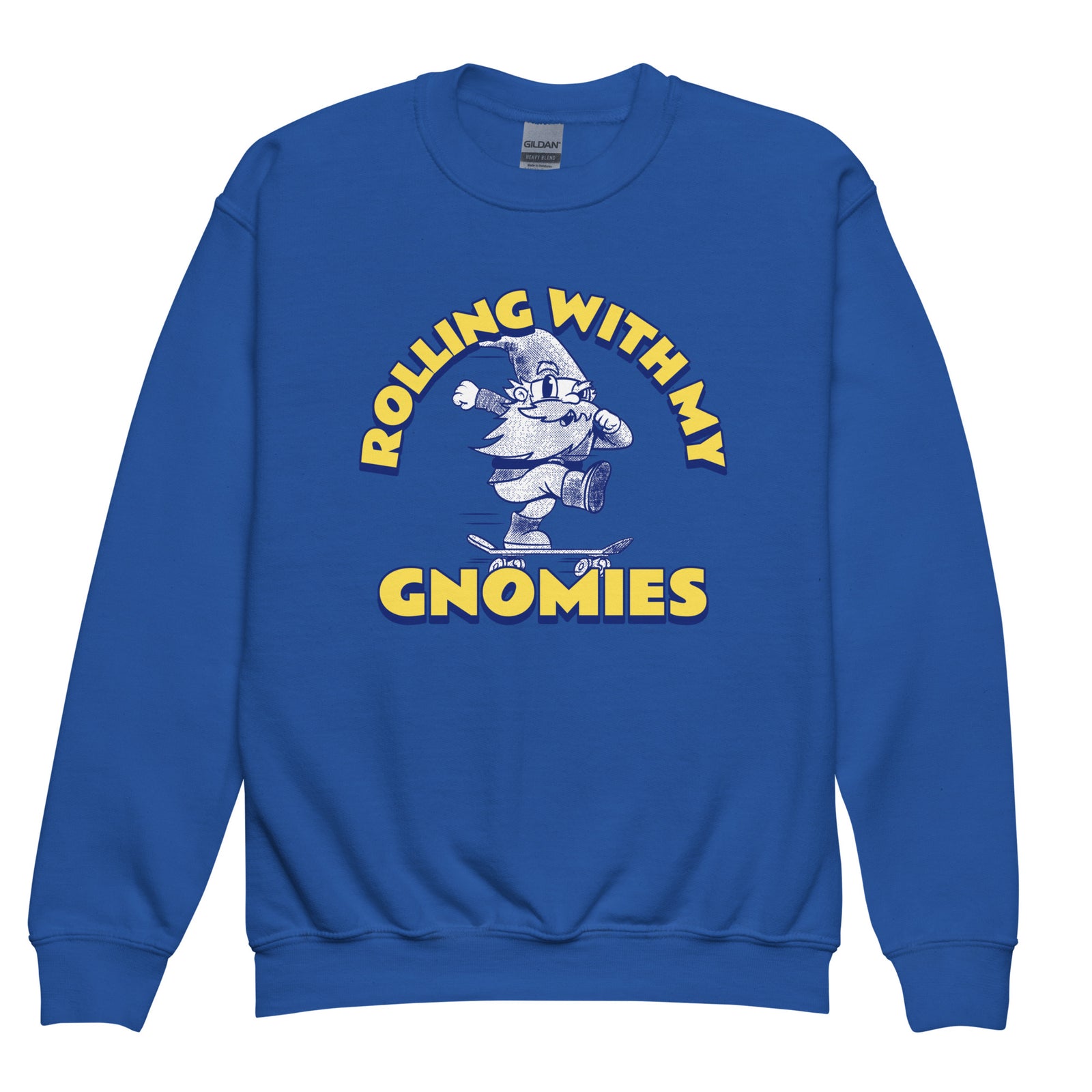 Pull enfant skateboard - "Rolling with my gnomies"