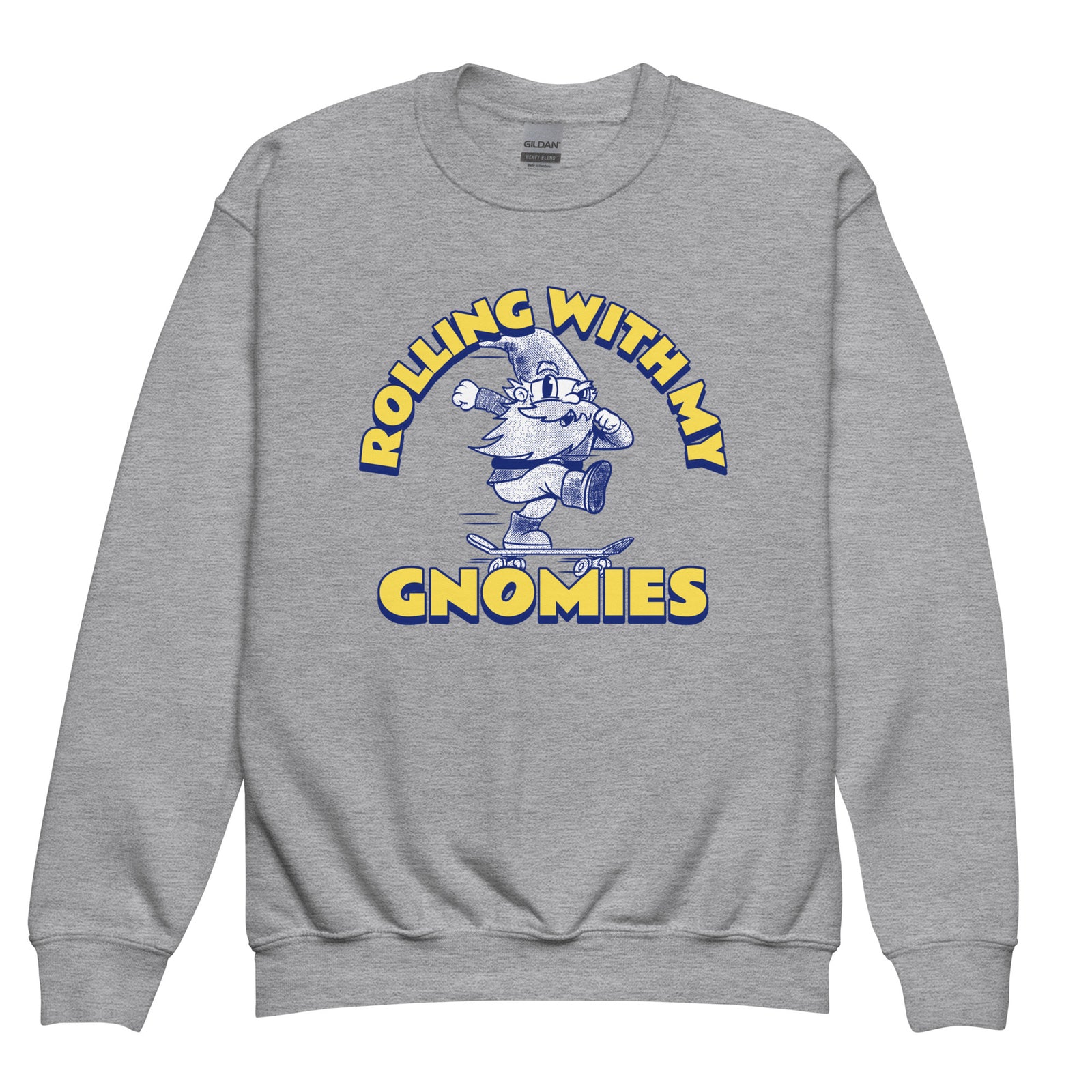 Pull enfant skateboard - "Rolling with my gnomies"