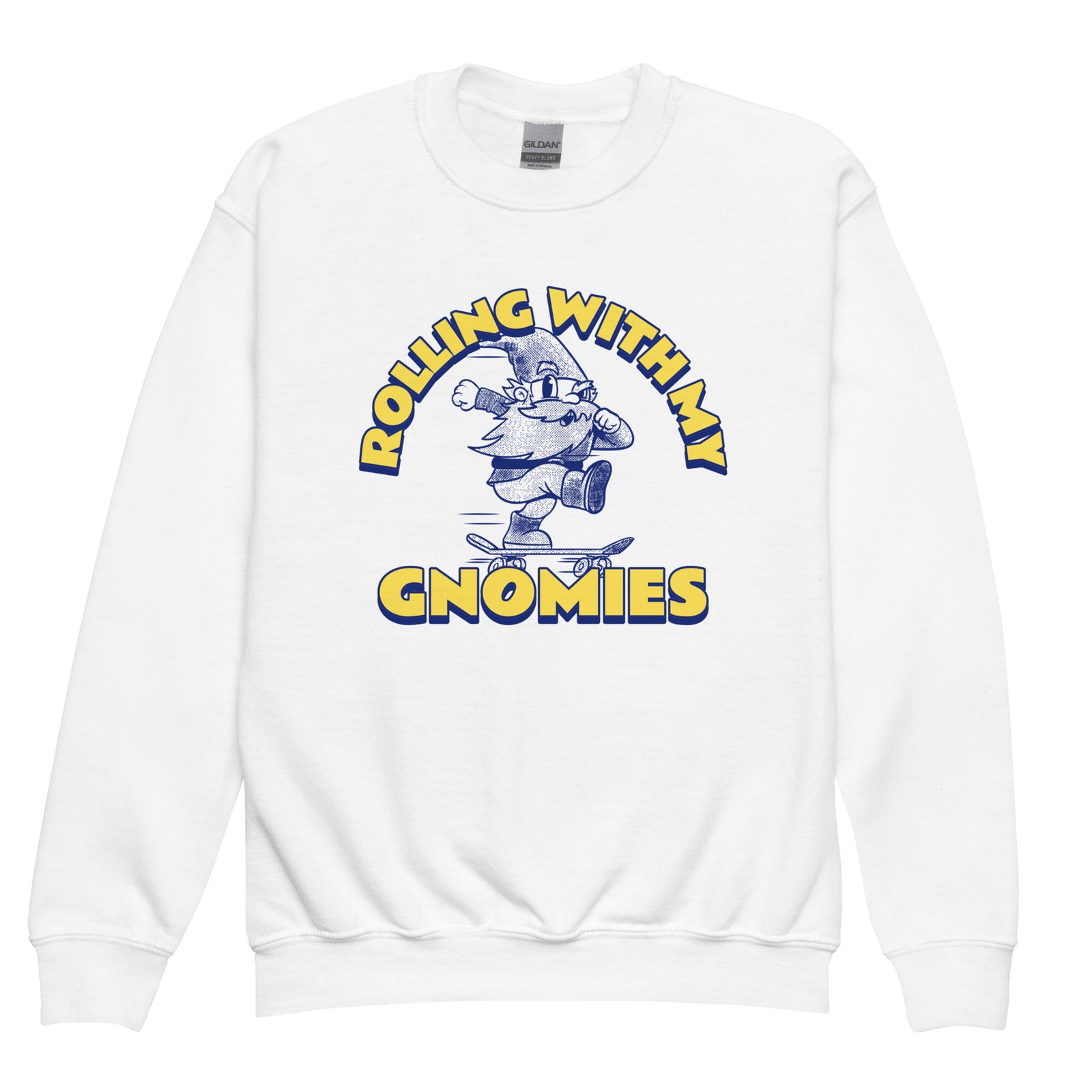 Pull enfant skateboard - "Rolling with my gnomies"