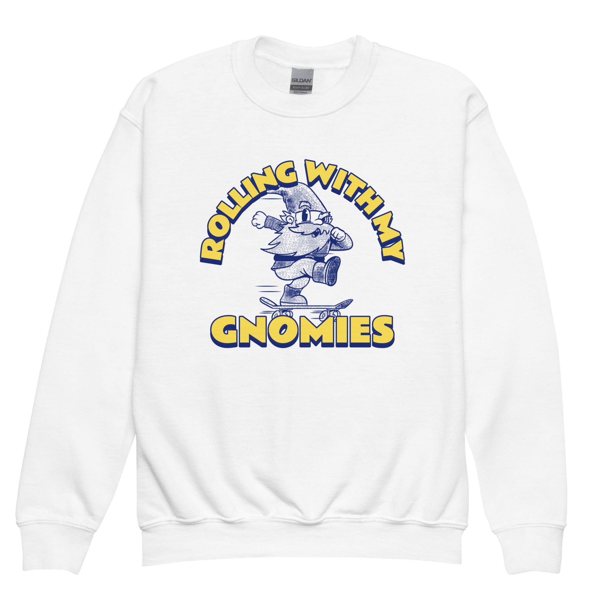 Pull enfant skateboard - "Rolling with my gnomies"