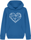 Pull à capuche enfant - COEUR ORIGAMI