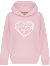 Pull à capuche enfant - COEUR ORIGAMI