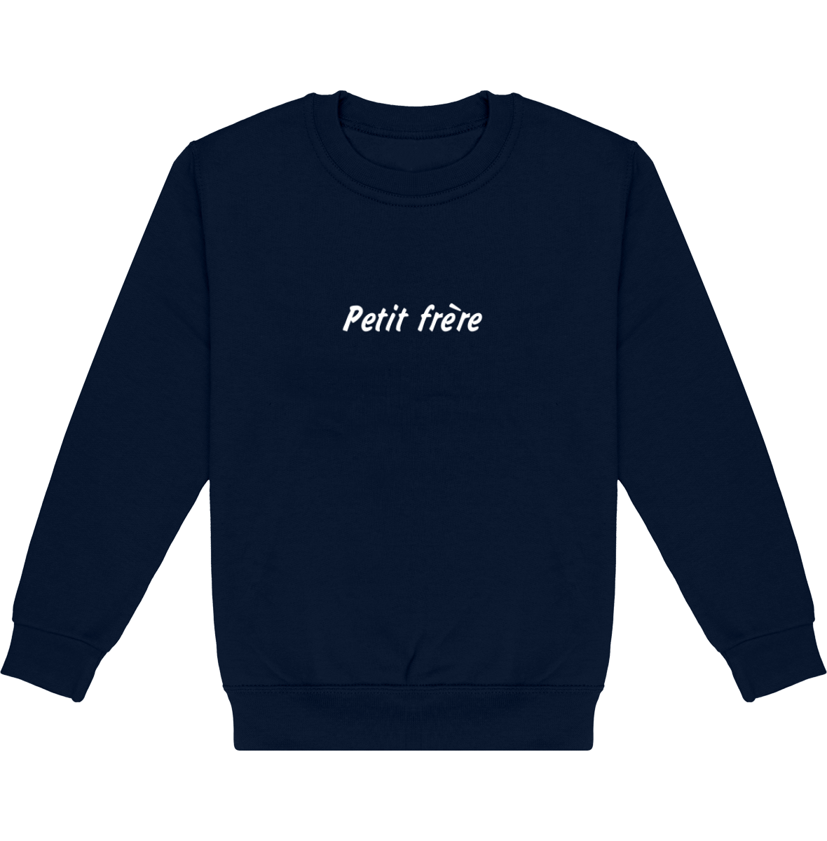 Sweat-shirt col rond Enfant brodé - Petit frère