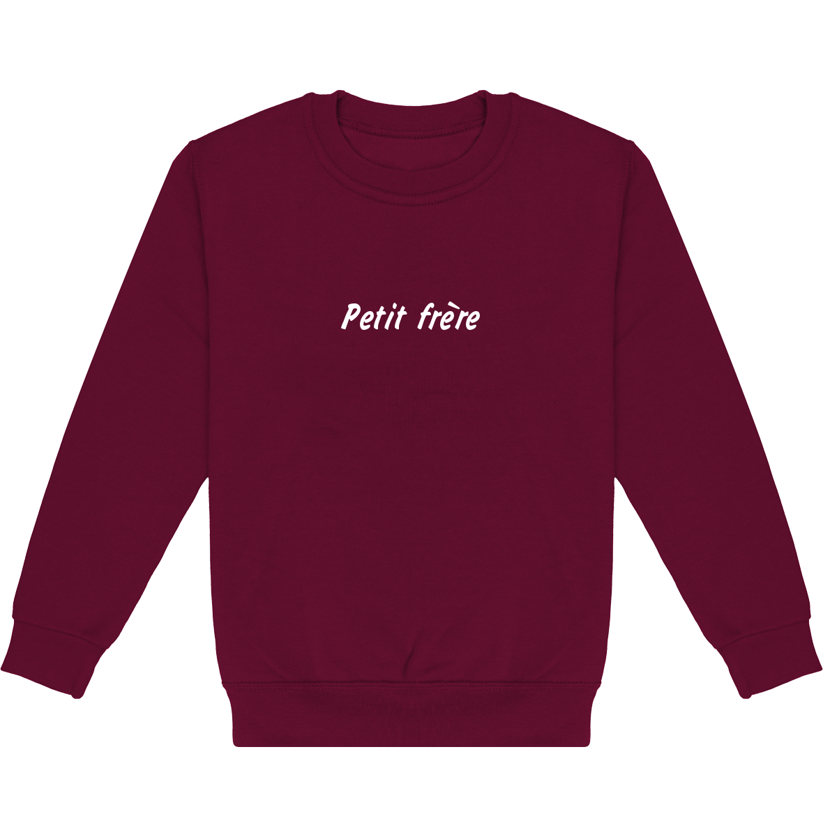 Sweat-shirt col rond Enfant brodé - Petit frère
