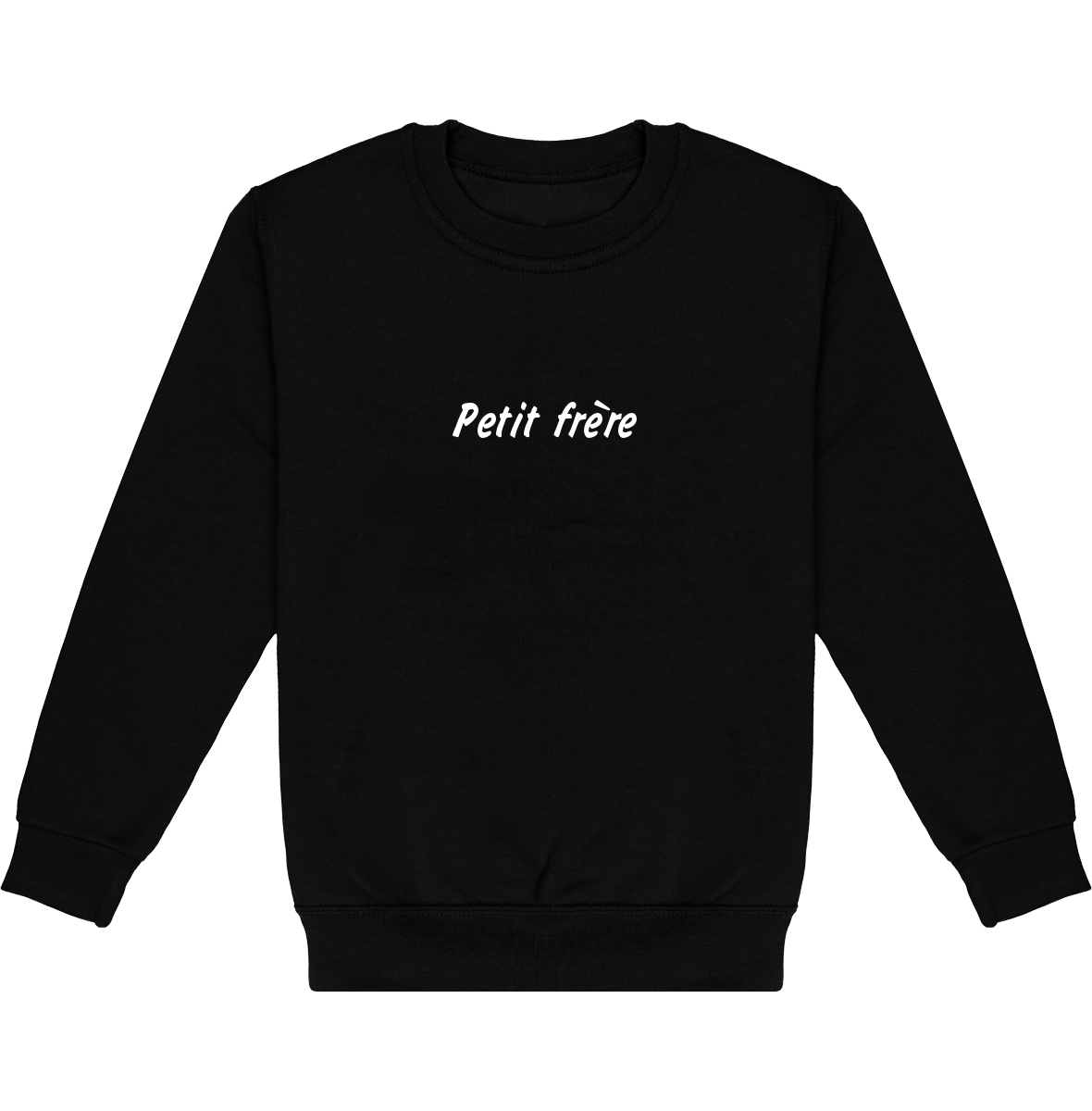 Sweat-shirt col rond Enfant brodé - Petit frère