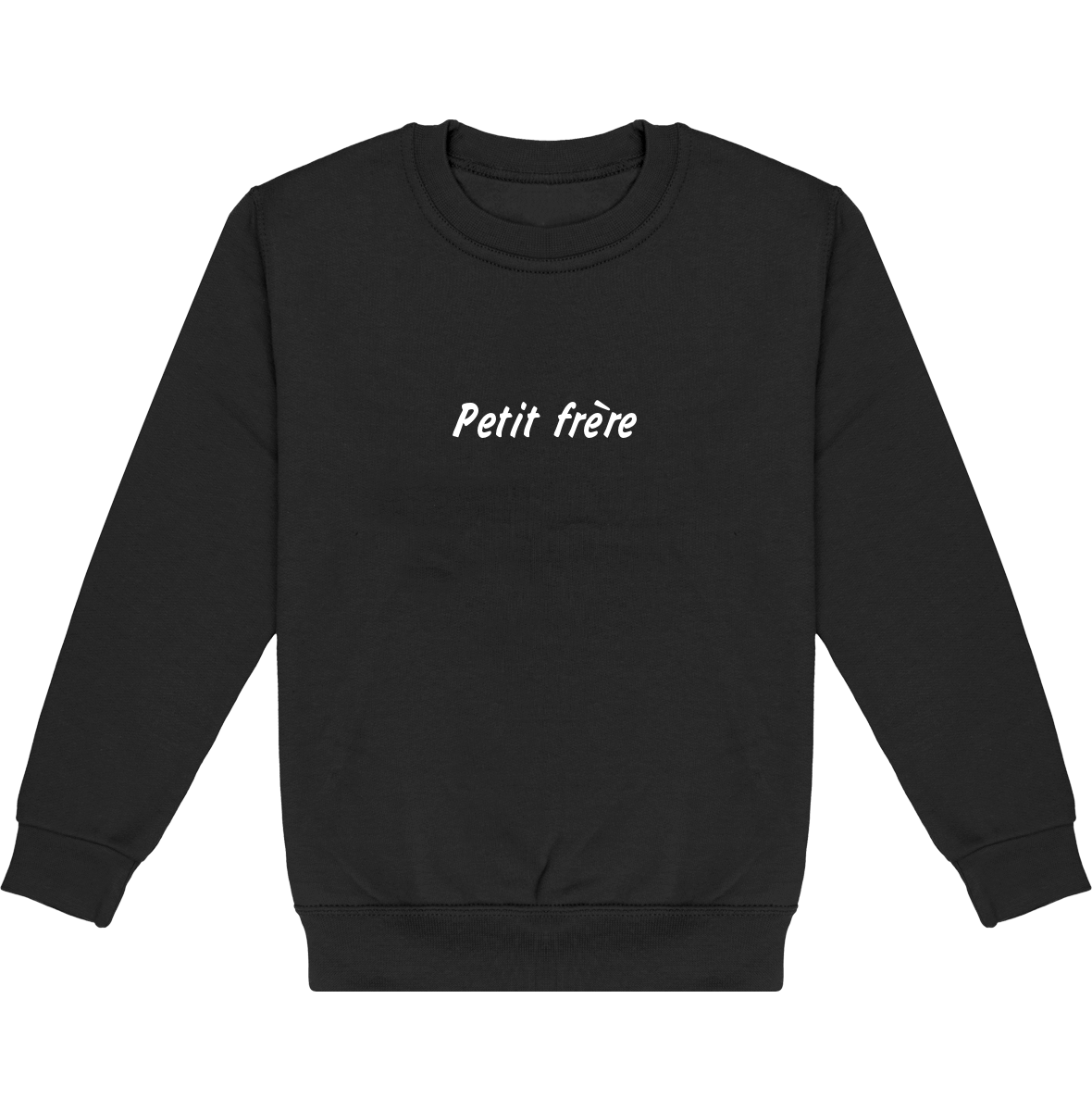 Sweat-shirt col rond Enfant brodé - Petit frère