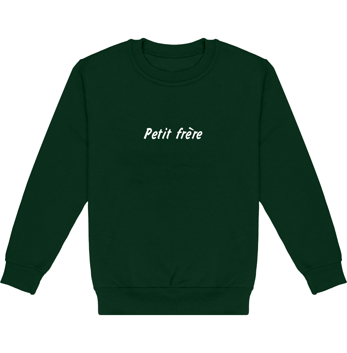 Sweat-shirt col rond Enfant brodé - Petit frère
