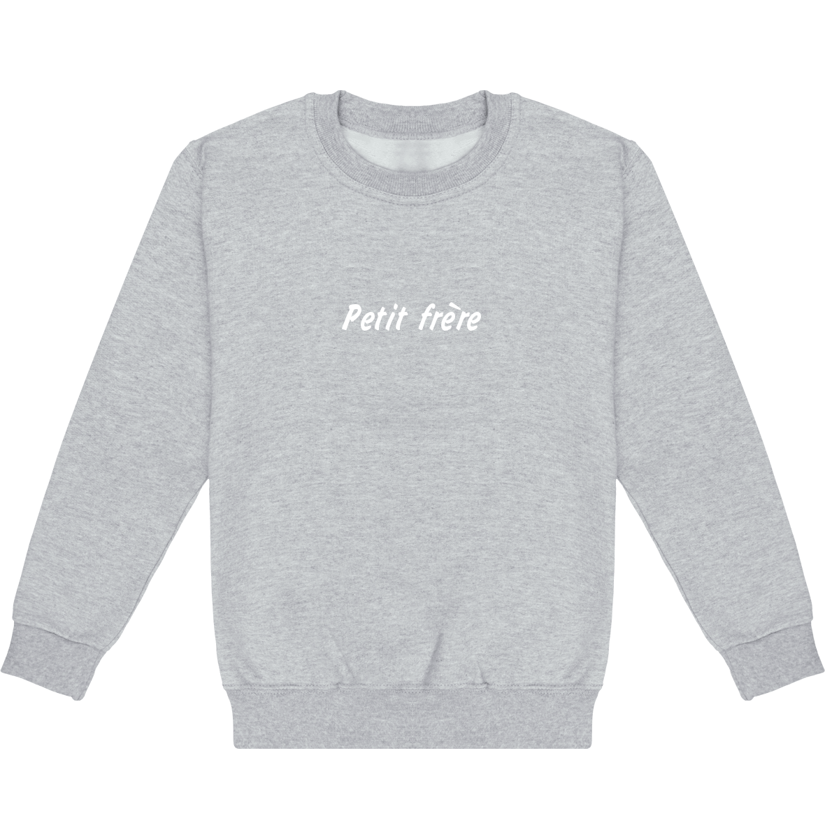 Sweat-shirt col rond Enfant brodé - Petit frère