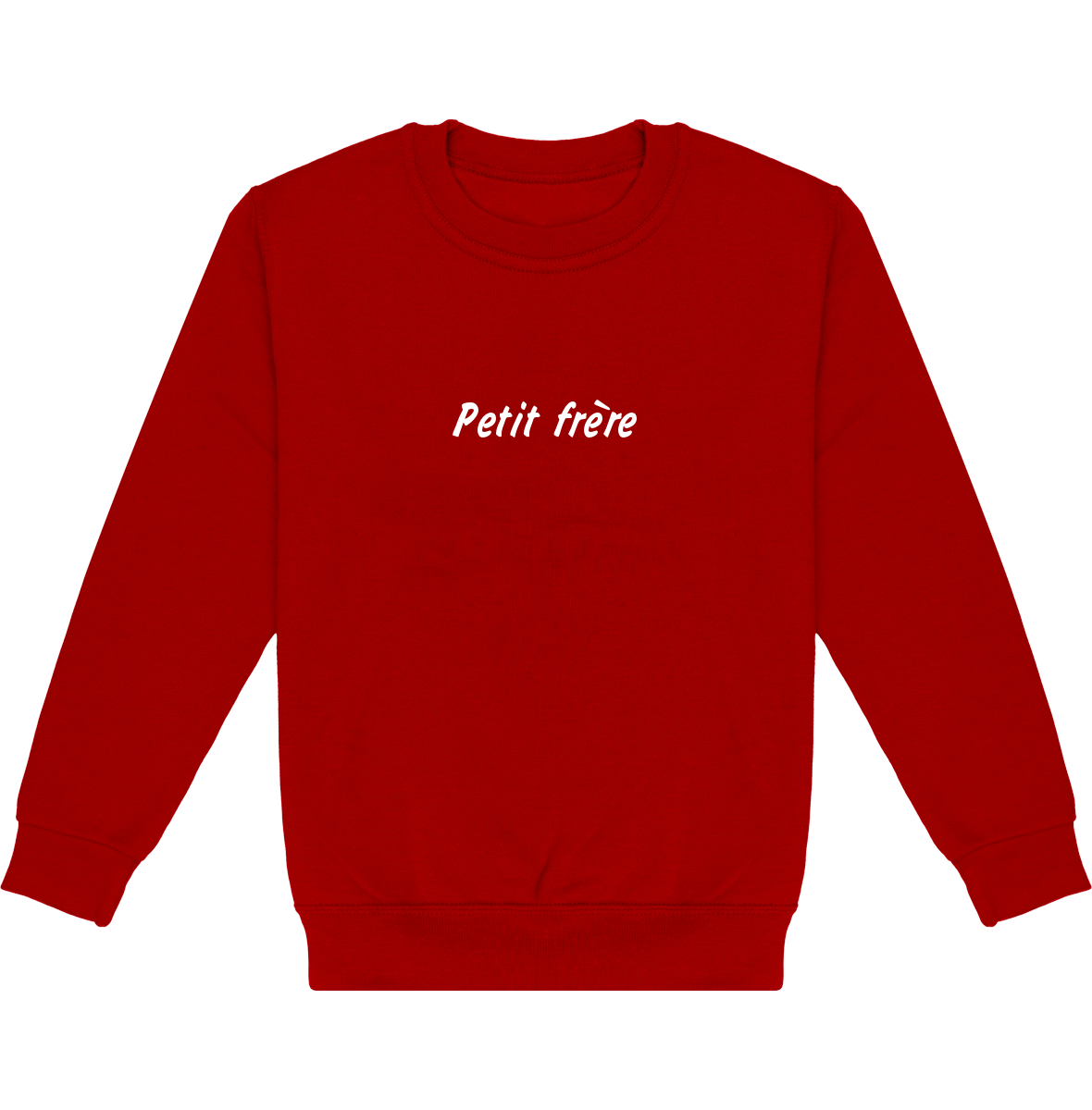 Sweat-shirt col rond Enfant brodé - Petit frère