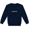 Sweat-shirt col rond Enfant brodé - Grand frère