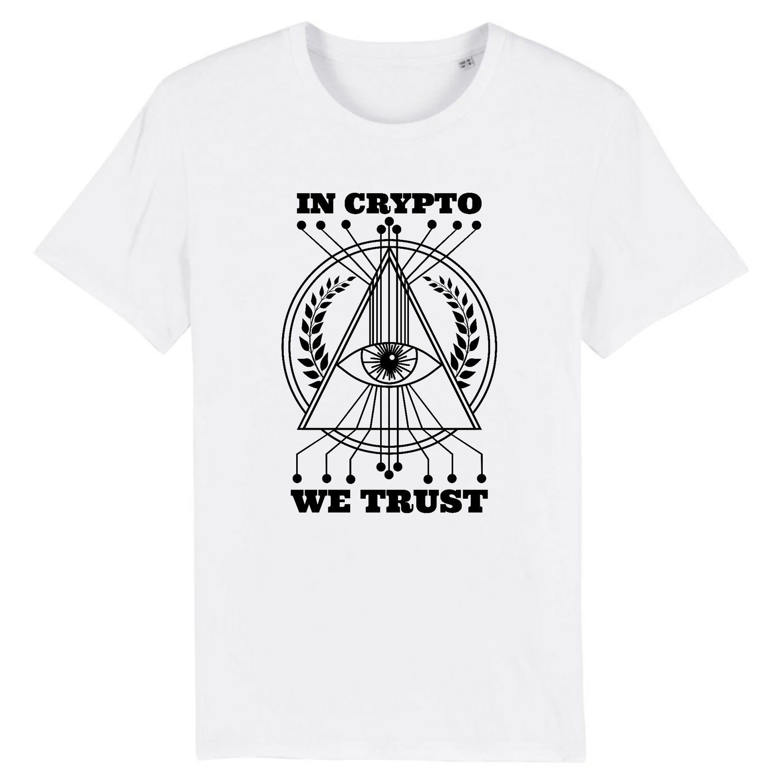 T-shirt - In Crypto We Trust -  from chtmboutique by T-Pop - bitcoin, crypto, HOMMES, money