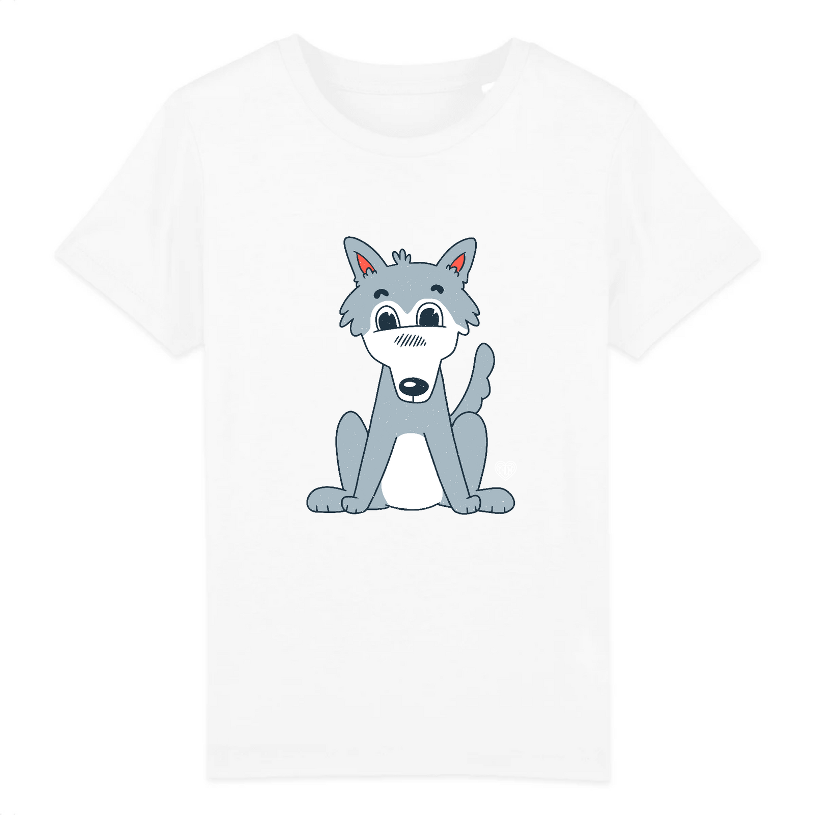 tshirt enfant petit loup mignon