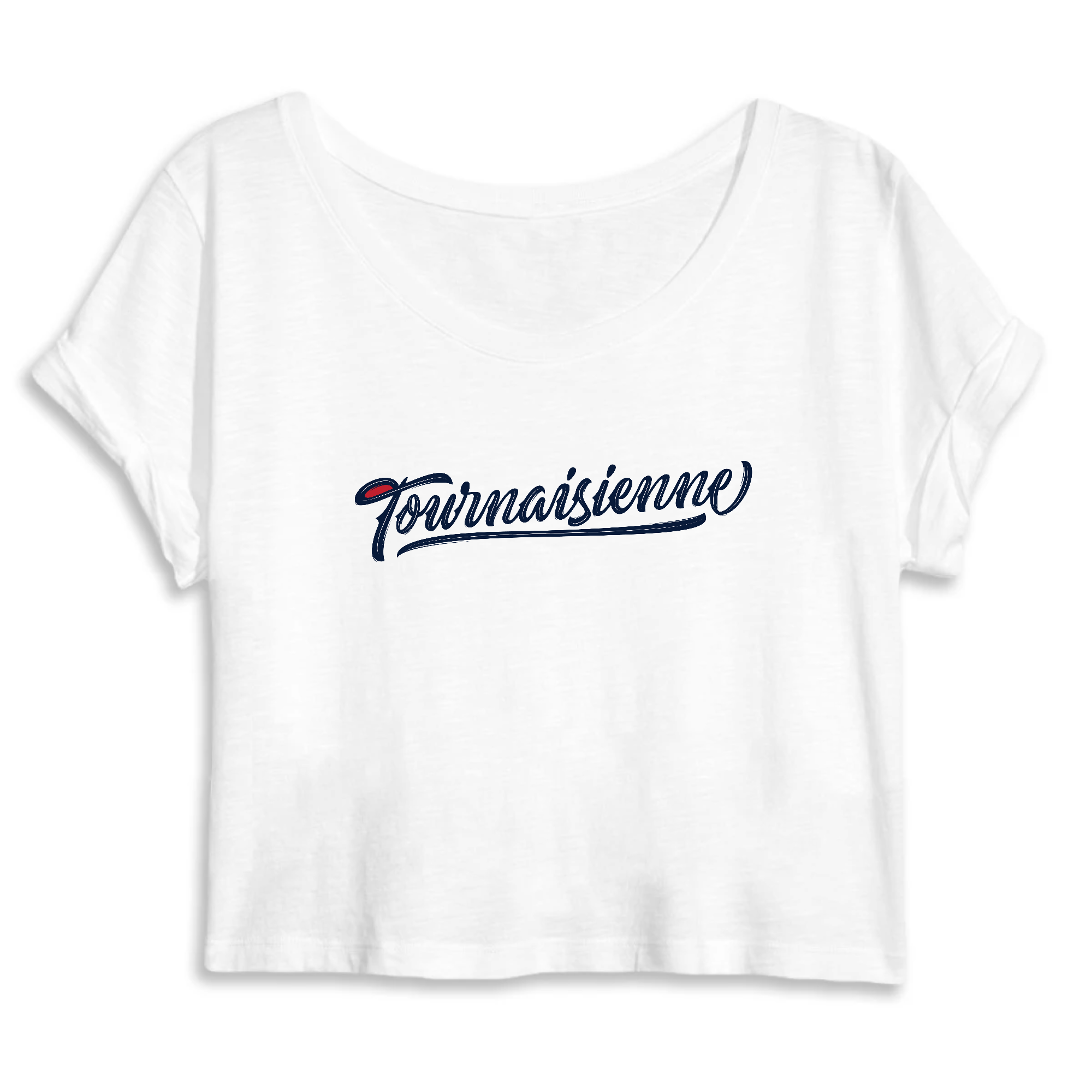 Crop Top Femme - TOURNAISIENNE