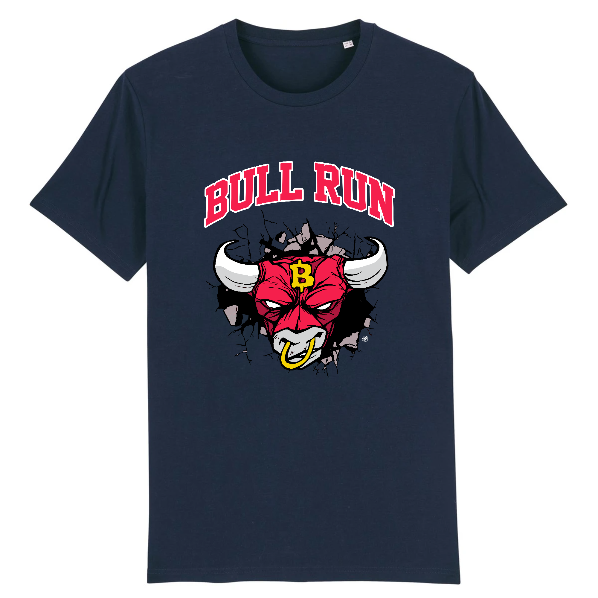 T-Shirt crypto - BULL RUN -  from chtmboutique by chtmboutique - BITCOIN, BULL RUN, crypto, T-SHIRT