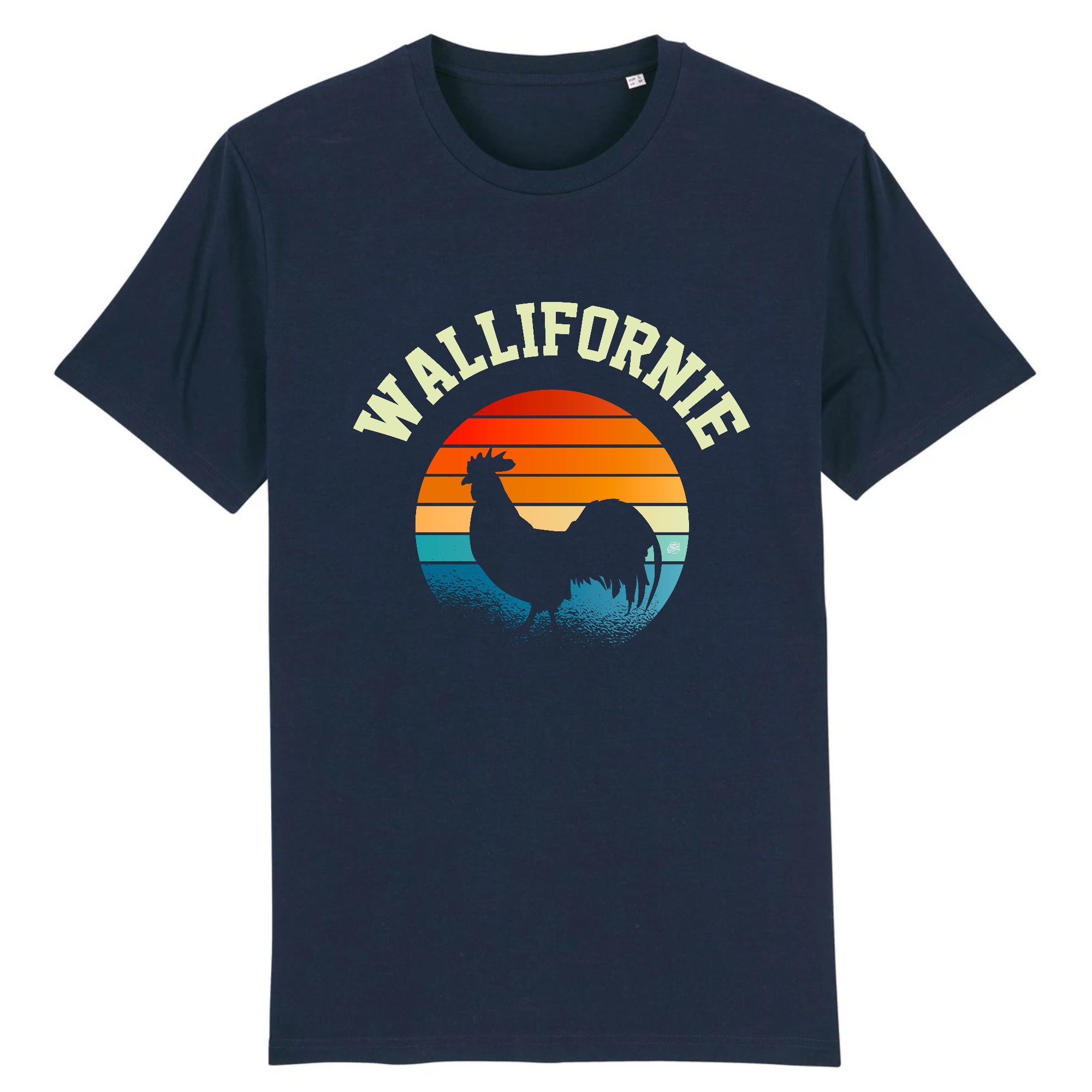 tshirt belge drole wallifornie