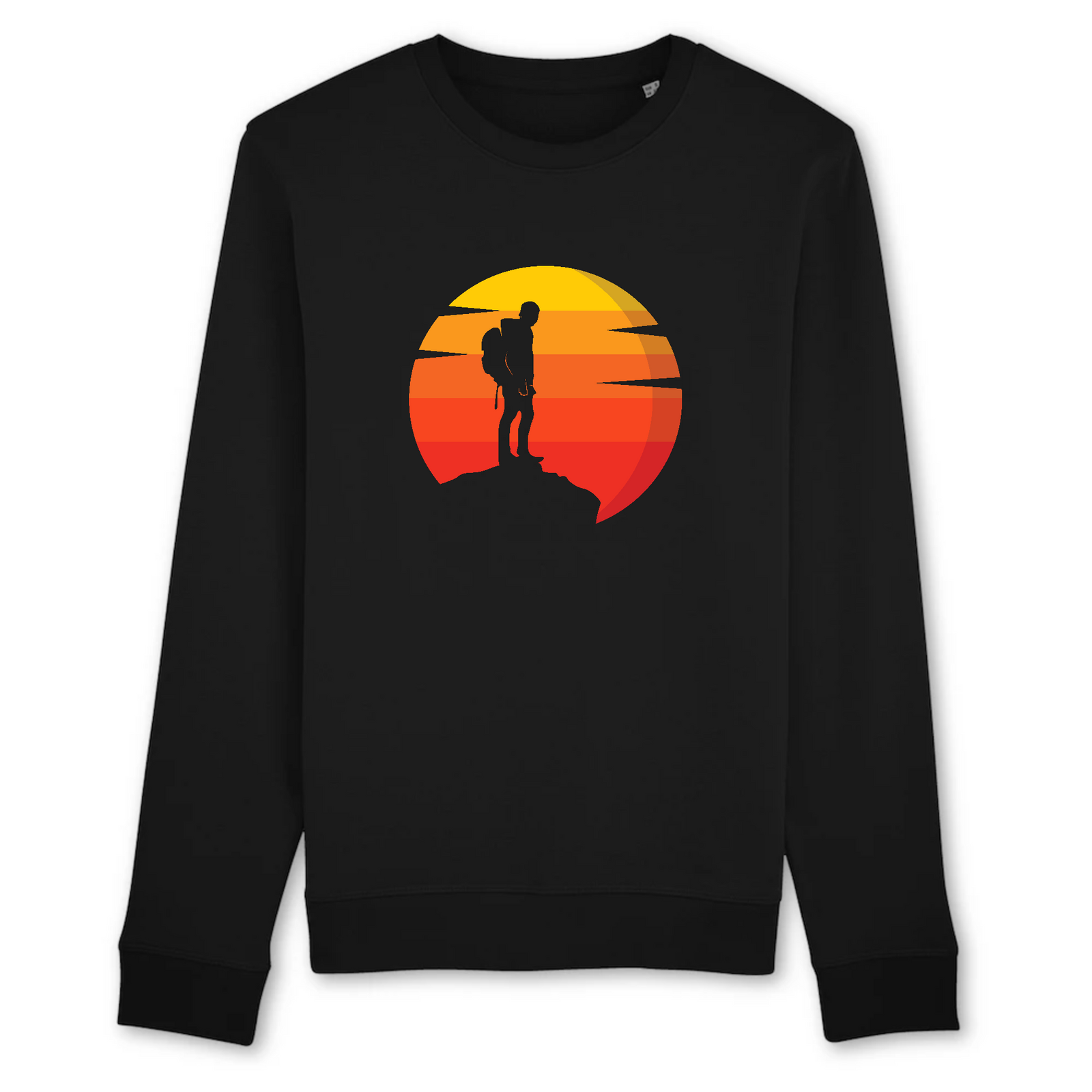 pull voyageur coucher de soleil