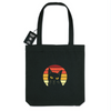 sac de course bio chat noir vintage