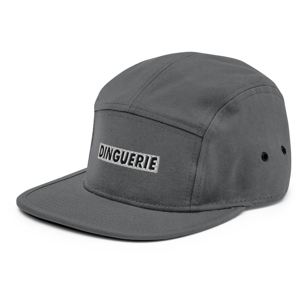 casquette five panel avec logo DINGUERIE