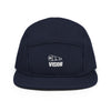 casquette five panel brodée vision