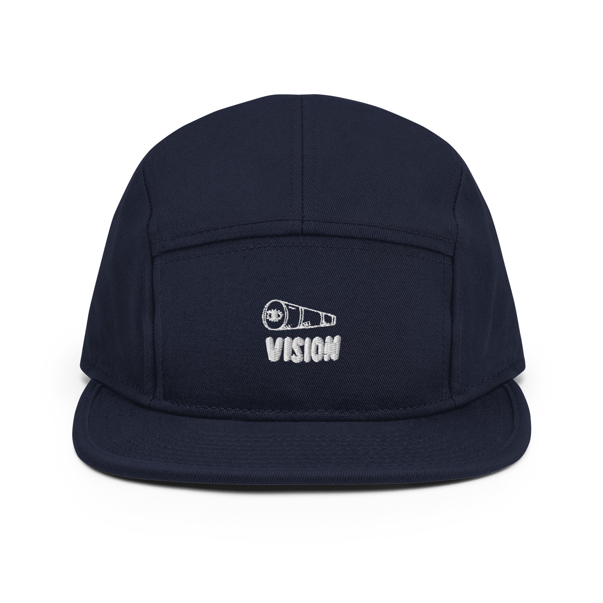 casquette five panel brodée vision