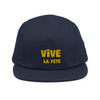 Casquette 5 Pannel "Vive la fête"