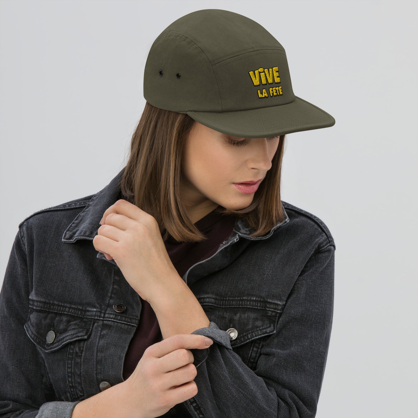 Casquette 5 Pannel "Vive la fête"