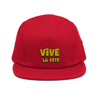Casquette 5 Pannel "Vive la fête"