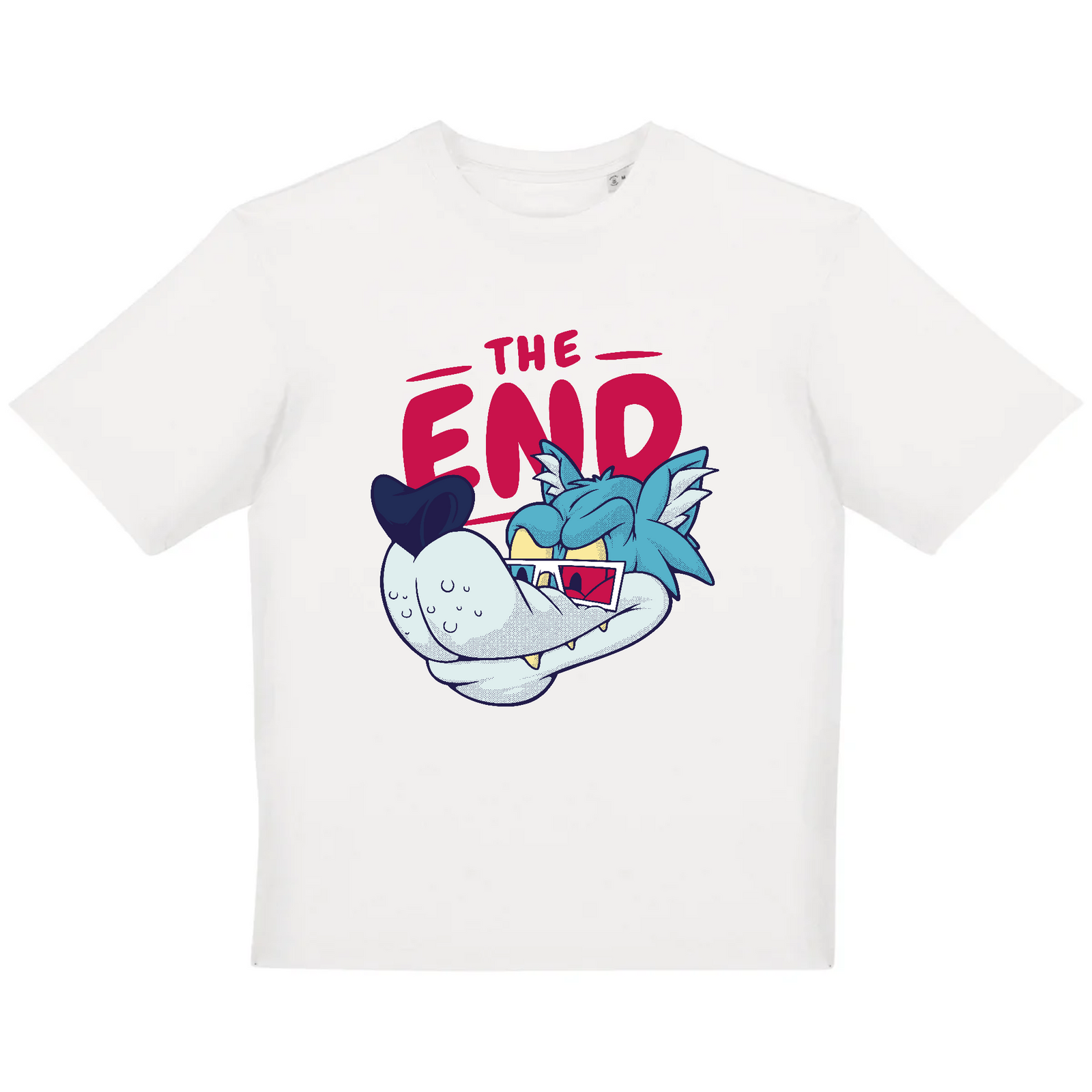 tshirt blanc comics cinema dessin anime wolf 