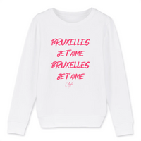 Pull enfant -"Bruxelles je t'aime, Bruxelles je t'aime"