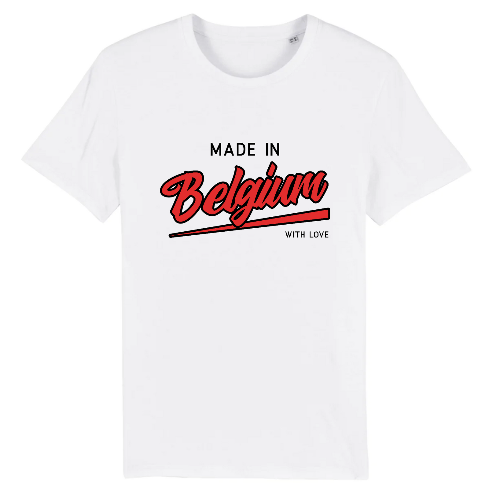 T-Shirt Belgique fabriqué avec amour
