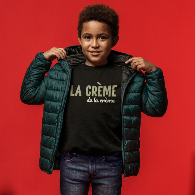 pull enfant original la creme de la creme