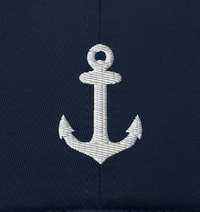 Casquette de baseball bio - "Ancre Marine"