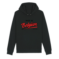 pull belge à capuche en coton