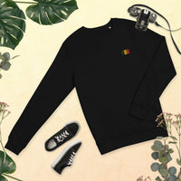 pull belge broderie drapeau diable rouge