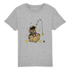 tshirt enfant astronaute qui peche