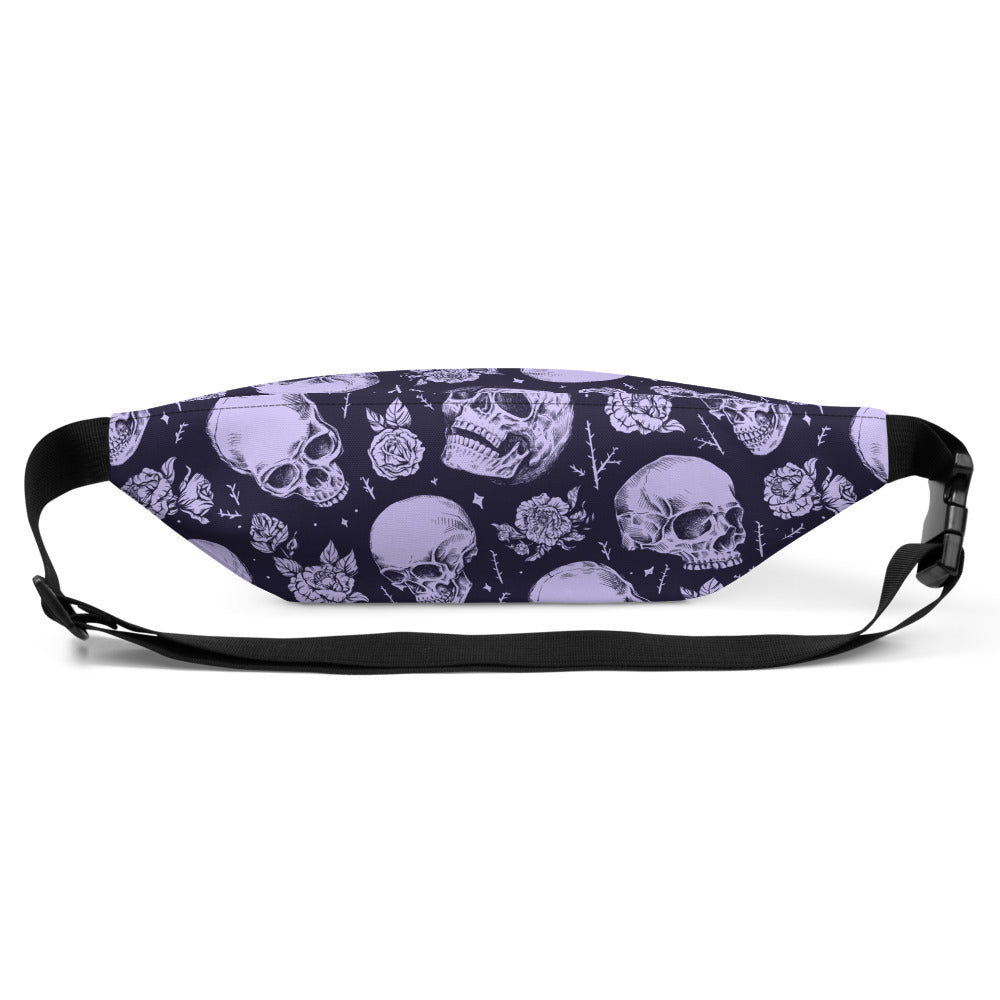 Sac banane - TÊTES DE MORT -  from chtmboutique by chtmboutique - SAC BANANE