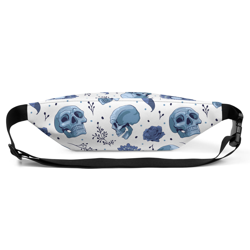 Sac Banane TÊTE DE MORT -  from chtmboutique by chtmboutique - FLEURS, SAC BANANE, TETE DE MORT