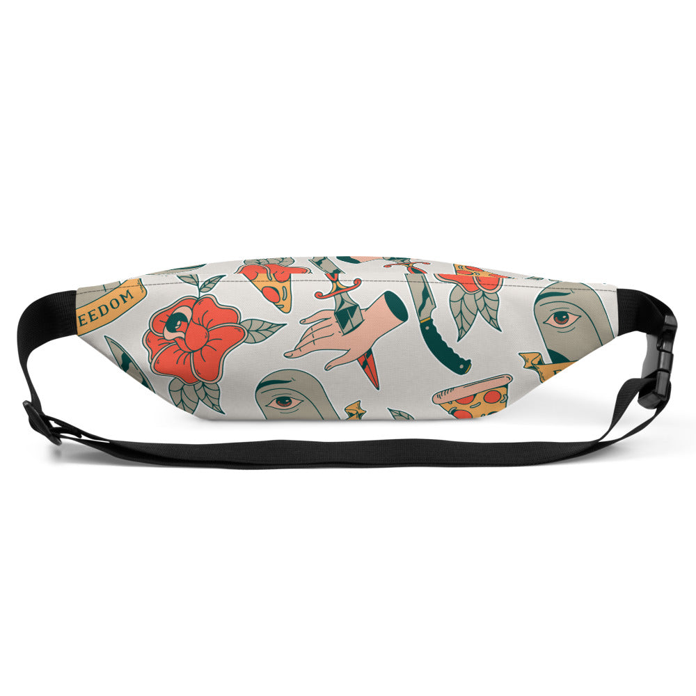 Sac Banane - TATOO RETRO -  from chtmboutique by chtmboutique - SAC BANANE, TATOO