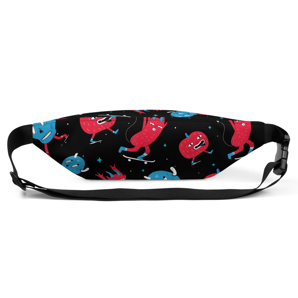 Sac Banane - CRAZY CREATURES -  from chtmboutique by chtmboutique - SAC BANANE, SKATE