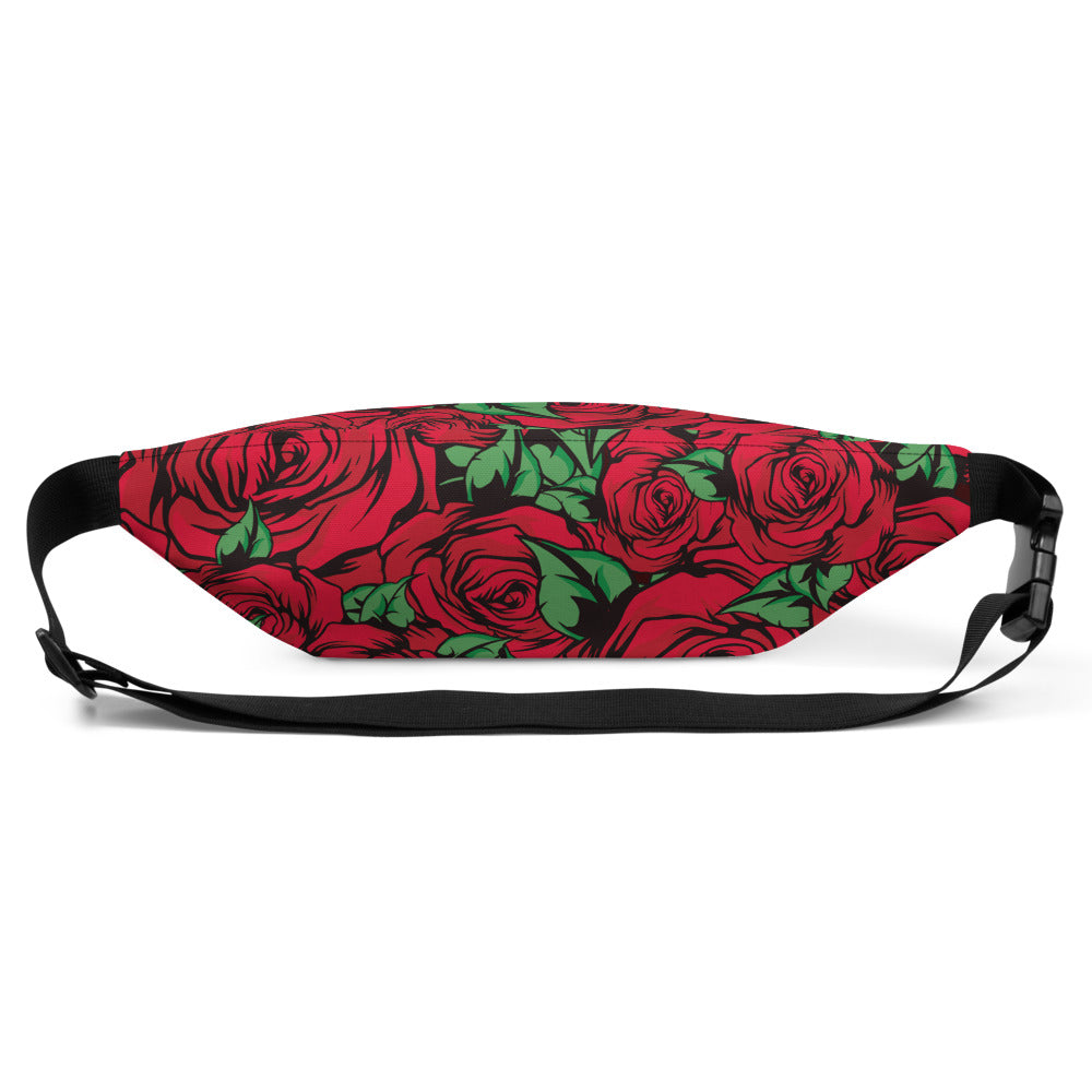 Sac Banane - ROSES ROUGES -  from chtmboutique by chtmboutique - ROSES ROUGES, SAC BANANE