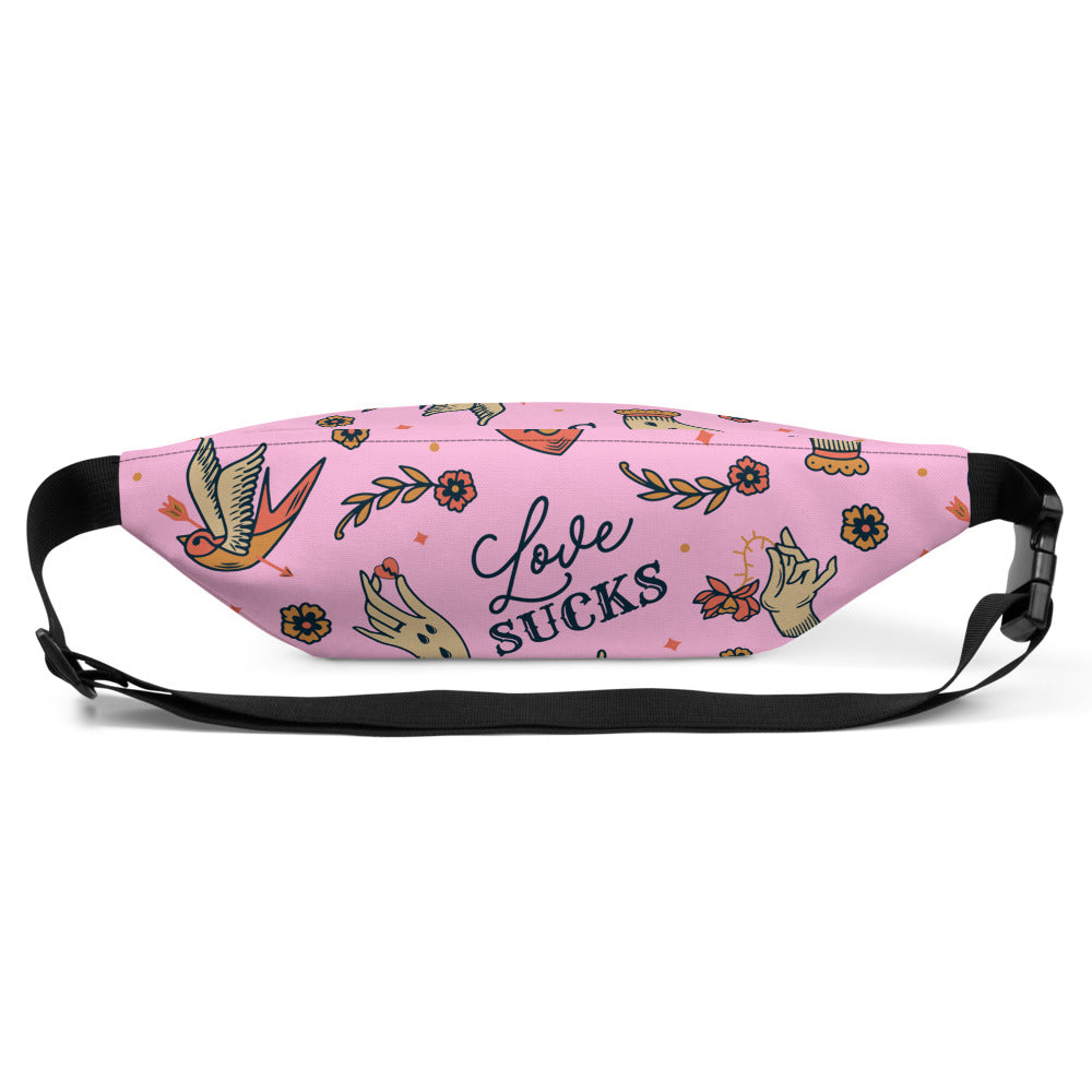 Sac Banane - TATOO LOVE SUCKS -  from chtmboutique by chtmboutique - LOVE, SAC BANANE, TATTOO