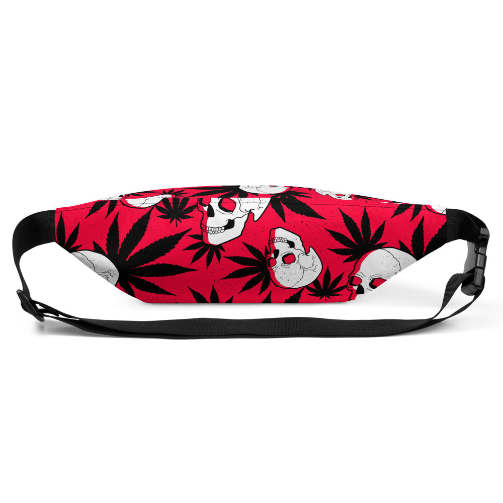 Sac Banane - TÊTE DE MORT MARIJUANA -  from chtmboutique by chtmboutique - MARIJUANA, SAC BANANE, TETE DE MORT