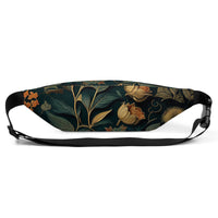 Sac banane femme floral baroque or et vert – vue 8