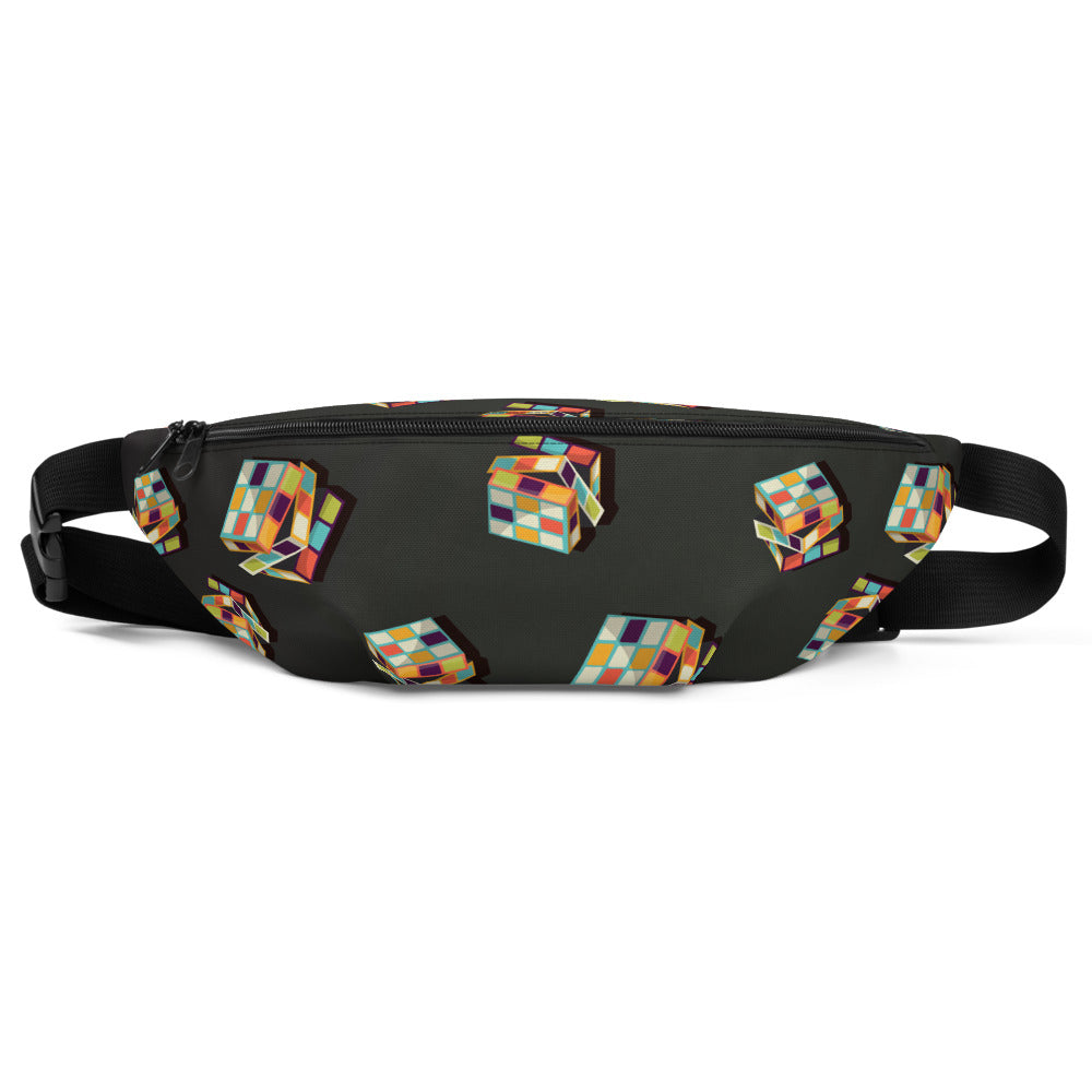 Sac banane Rubik's cube coloré