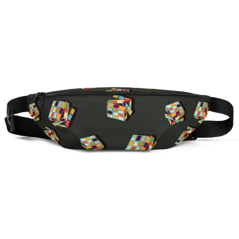 Sac banane Rubik's cube coloré